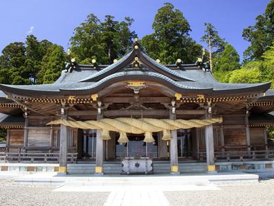秋葉山本宮秋葉神社の秋葉山の山頂にある上社 本殿
