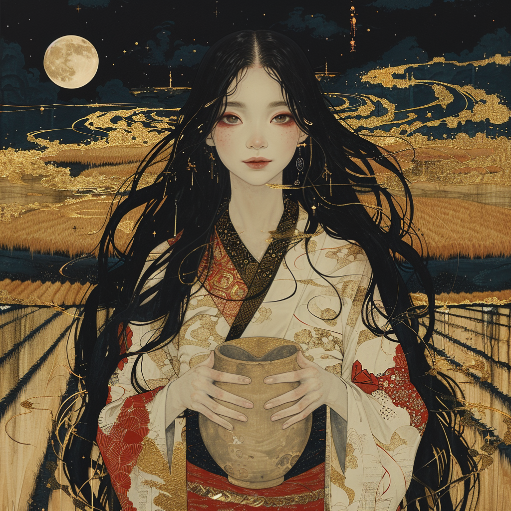 埴安姫神(はにやすひめのかみ)のイラスト